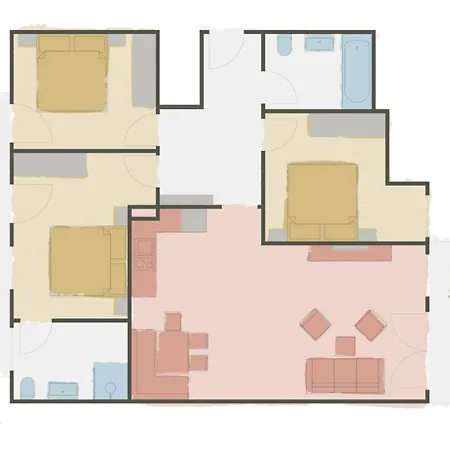 Residence Saalbach דירה *